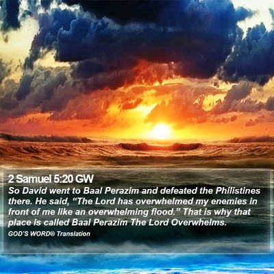2 Samuel 5:20 GW Bible Verse Image
