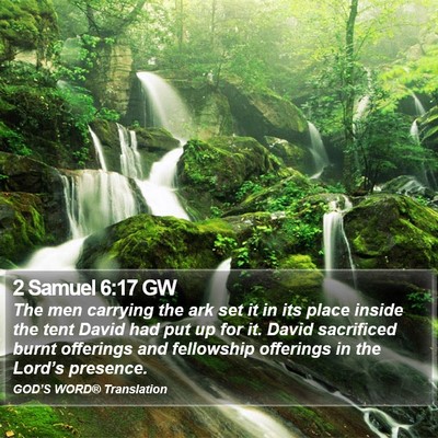2 Samuel 6:17 GW Bible Verse Image