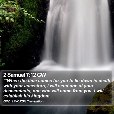 2 Samuel 7:12 GW Bible Verse Image