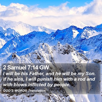 2 Samuel 7:14 GW Bible Verse Image
