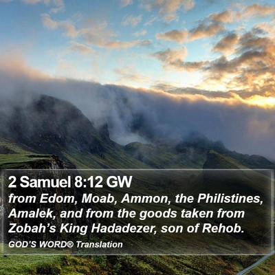 2 Samuel 8:12 GW Bible Verse Image