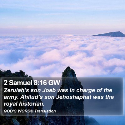 2 Samuel 8:16 GW Bible Verse Image
