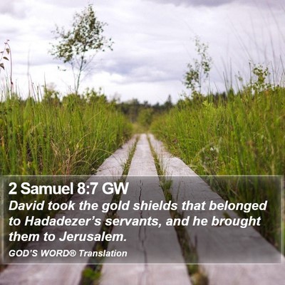2 Samuel 8:7 GW Bible Verse Image