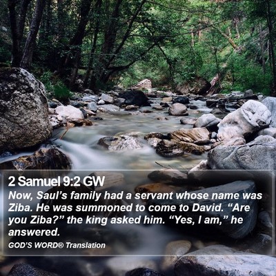 2 Samuel 9:2 GW Bible Verse Image