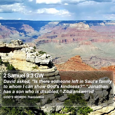 2 Samuel 9:3 GW Bible Verse Image