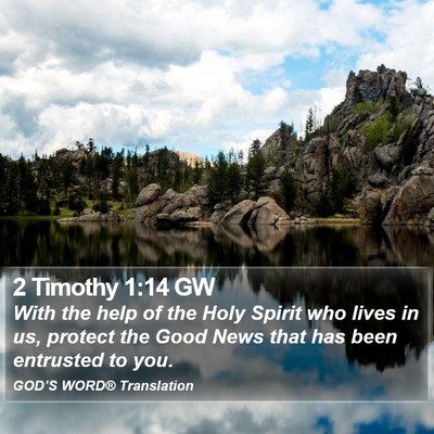 2 Timothy 1:14 GW Bible Verse Image