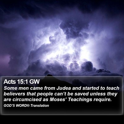 Acts 15:1 GW Bible Verse Image