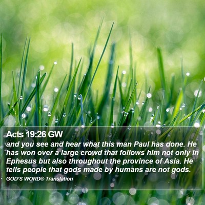 Acts 19:26 GW Bible Verse Image