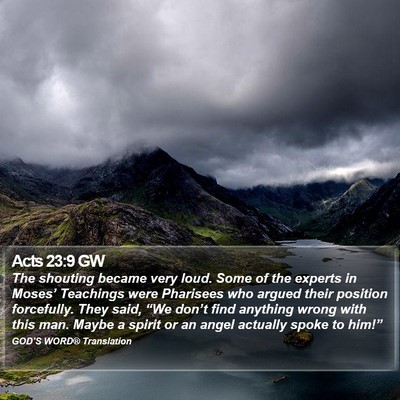 Acts 23:9 GW Bible Verse Image