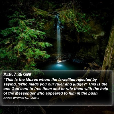 Acts 7:35 GW Bible Verse Image
