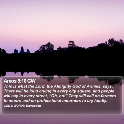 Amos 5:16 GW Bible Verse Image