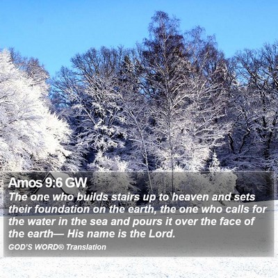 Amos 9:6 GW Bible Verse Image