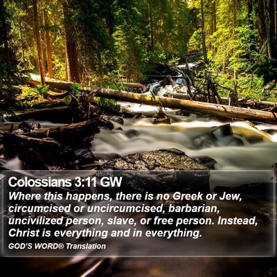 Colossians 3:11 GW Bible Verse Image