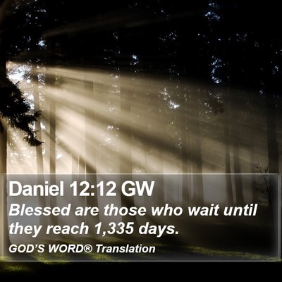 Daniel 12:12 GW Bible Verse Image