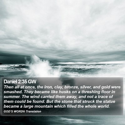 Daniel 2:35 GW Bible Verse Image
