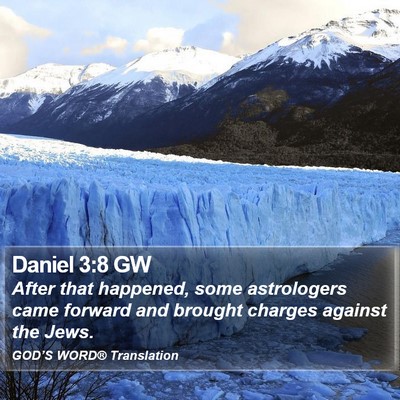 Daniel 3:8 GW Bible Verse Image