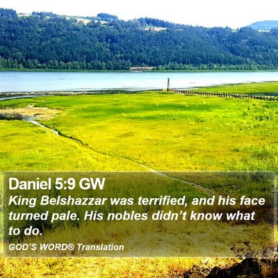 Daniel 5:9 GW Bible Verse Image