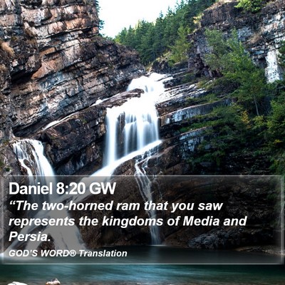 Daniel 8:20 GW Bible Verse Image