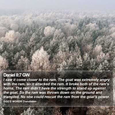 Daniel 8:7 GW Bible Verse Image