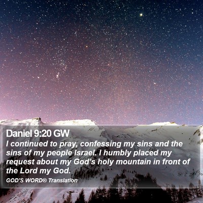 Daniel 9:20 GW Bible Verse Image