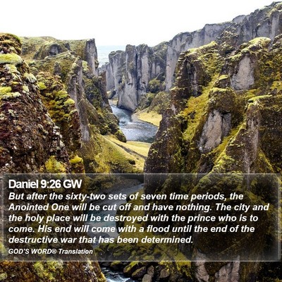 Daniel 9:26 GW Bible Verse Image