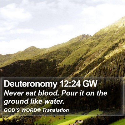 Deuteronomy 12:24 GW Bible Verse Image