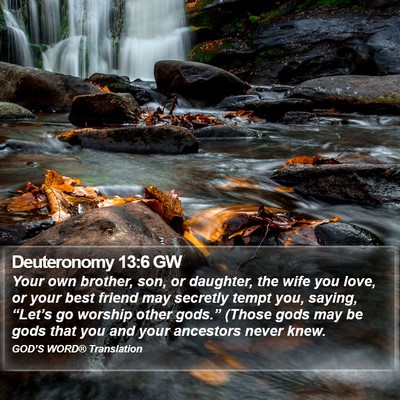 Deuteronomy 13:6 GW Bible Verse Image