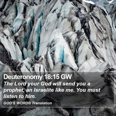 Deuteronomy 18:15 GW Bible Verse Image