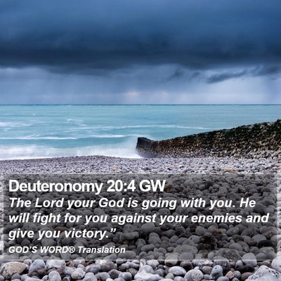 Deuteronomy 20:4 GW Bible Verse Image