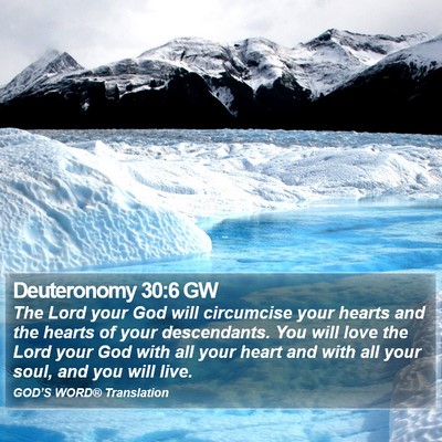 Deuteronomy 30:6 GW Bible Verse Image