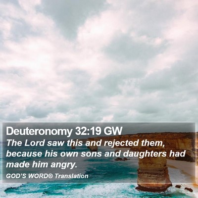 Deuteronomy 32:19 GW Bible Verse Image