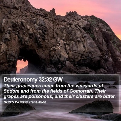 Deuteronomy 32:32 GW Bible Verse Image