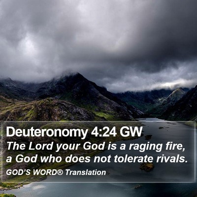 Deuteronomy 4:24 GW Bible Verse Image