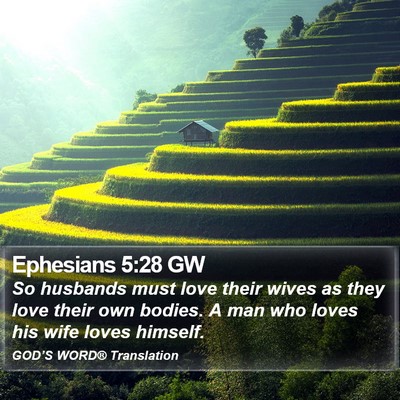 Ephesians 5:28 GW Bible Verse Image