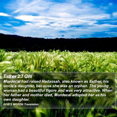 Esther 2:7 GW Bible Verse Image