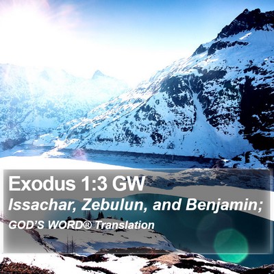 Exodus 1:3 GW Bible Verse Image