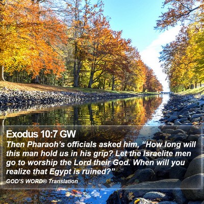 Exodus 10:7 GW Bible Verse Image