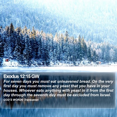 Exodus 12:15 GW Bible Verse Image