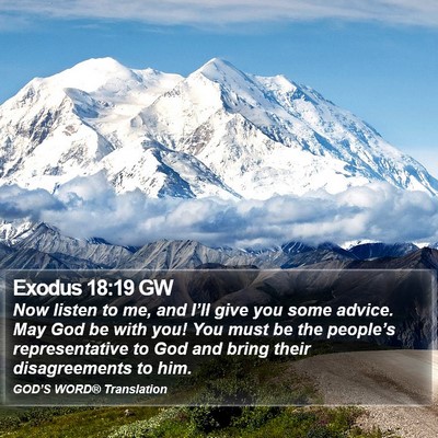 Exodus 18:19 GW Bible Verse Image