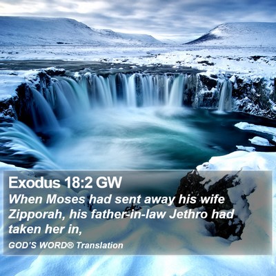 Exodus 18:2 GW Bible Verse Image
