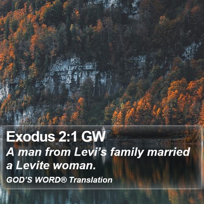 Exodus 2:1 GW Bible Verse Image