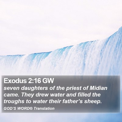 Exodus 2:16 GW Bible Verse Image