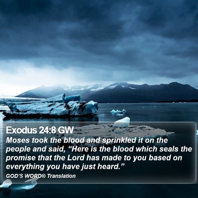 Exodus 24:8 GW Bible Verse Image