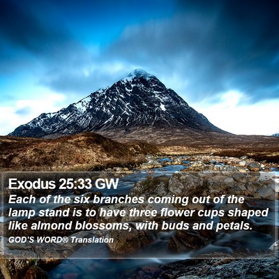 Exodus 25:33 GW Bible Verse Image