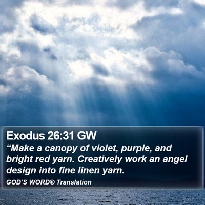 Exodus 26:31 GW Bible Verse Image