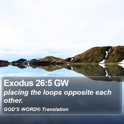 Exodus 26:5 GW Bible Verse Image