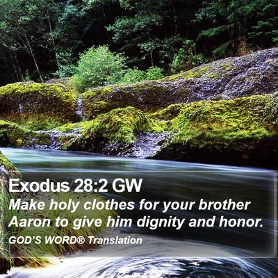 Exodus 28:2 GW Bible Verse Image