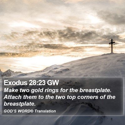 Exodus 28:23 GW Bible Verse Image