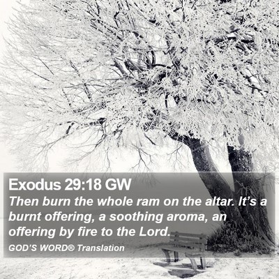 Exodus 29:18 GW Bible Verse Image