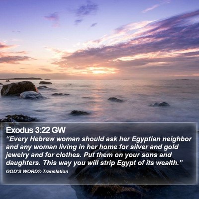 Exodus 3:22 GW Bible Verse Image
